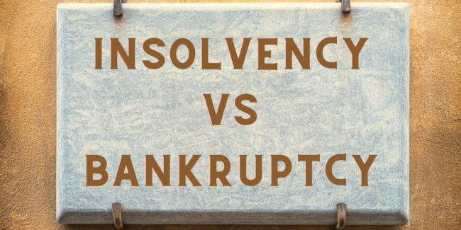 Adobe Express – file difference between bankruptcy and insolvency