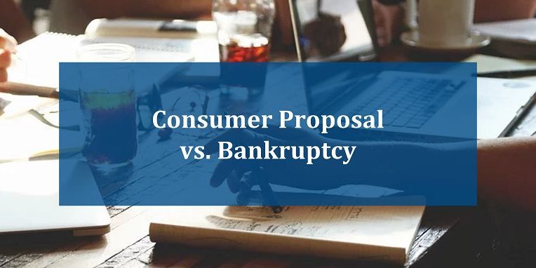 difference between consumer proposal and bankruptcy