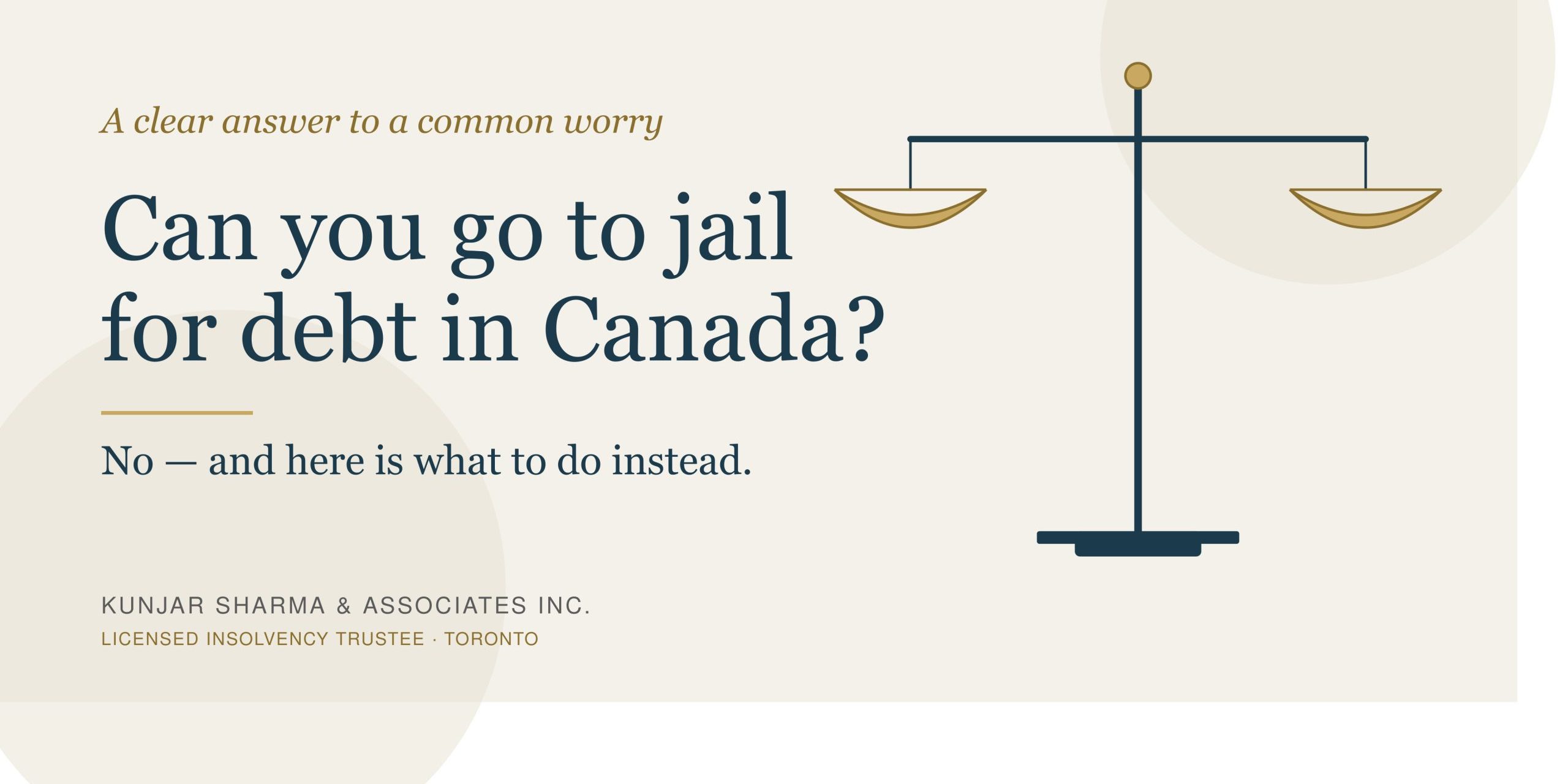 Can You Go to Jail for Debt in Canada?