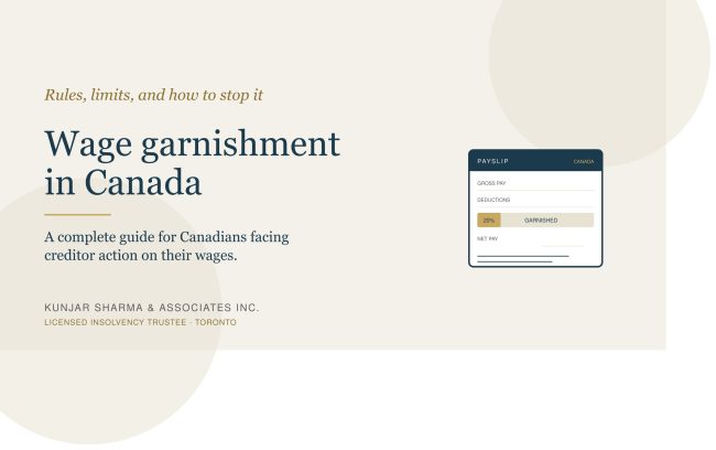 wage garnishment canada